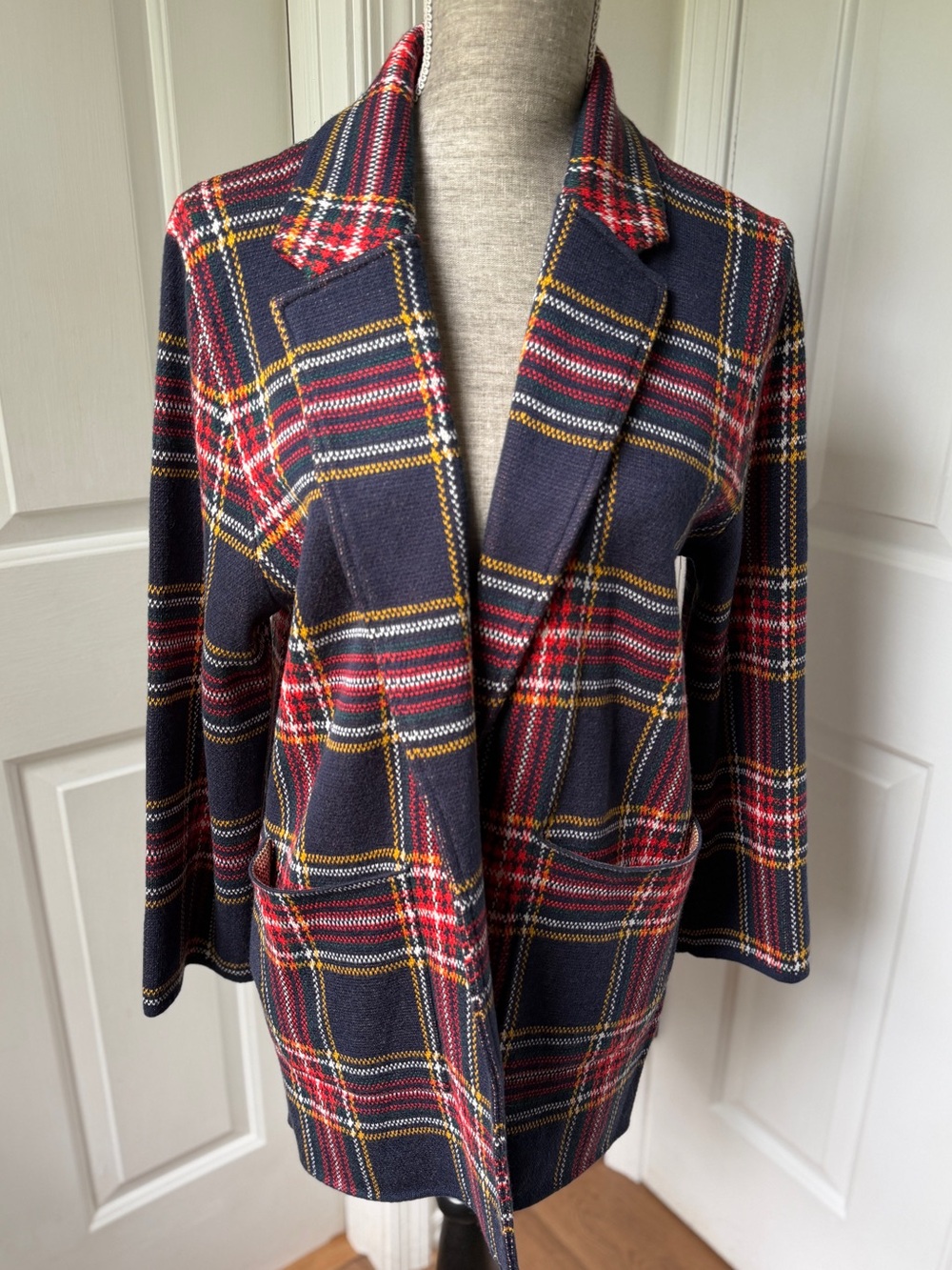 J.Crew Tartan Stewart Sophie Plaid Blazer Medium